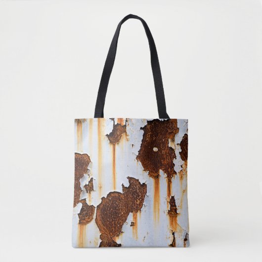 Tote Bag Flux de rouille blanche corrompu (Devant)