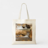 Tote Bag Flux orageux au printemps (Dos)