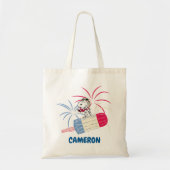 Tote Bag Flying Ace Snoopy on Ice Pop (Devant)