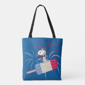 Tote Bag Flying Ace Snoopy on Ice Pop (Dos)