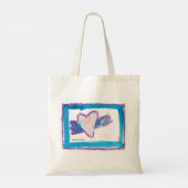 Tote Bag Flying Heart - Kids Art for CHOC (Dos)