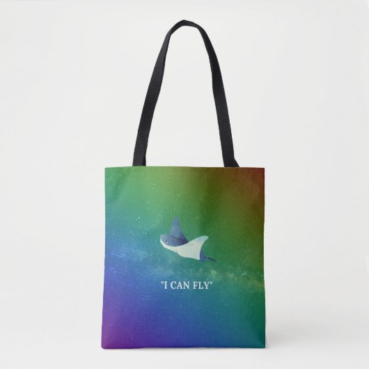 Tote Bag Flying Stingray (Devant)