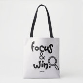 Tote Bag Focus & Win. (Devant)