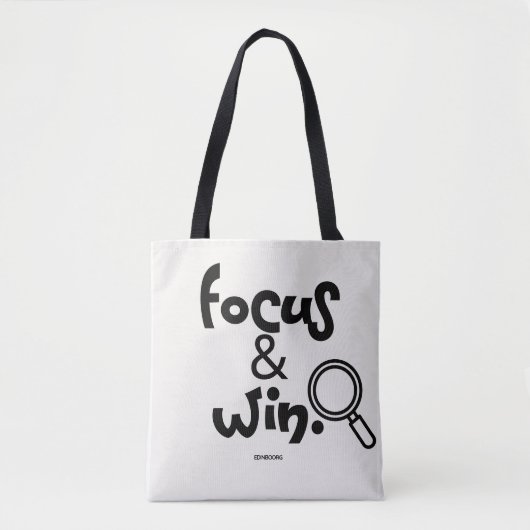Tote Bag Focus & Win. (Devant)