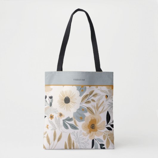 Tote Bag Foliage d'automne tendance (Devant)