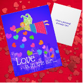 Tote Bag Folk Art Angel Hearts 