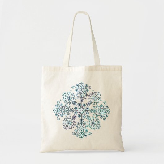 Tote Bag Folk Mandala (Devant)