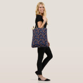 Tote Bag Folk Rustique Floral (Sur le modèle)