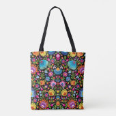 Tote Bag Folklore flowers  (Dos)