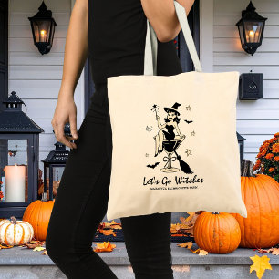 Tote Bag Folle Allons-y Sorcières Halloween Enterrement de 