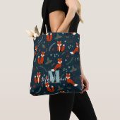 Tote Bag Folly Fox Cuties personnalisée (De près)