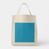 Tote Bag fond bleu avec chat noir et blanc sur (Dos)