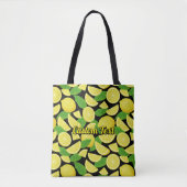 Tote Bag Fond citron (Devant)