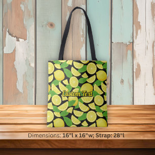 Tote Bag Fond citron