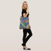 Tote Bag Fond de fleurs abstraites d'Odilon Redon. (Sur le modèle)