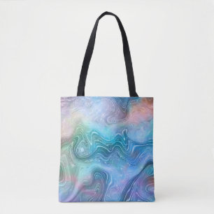 Tote Bag Fond de texture en pierre de marbre liquide abstra