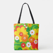 Tote Bag Fond d'écran Funky Flower + vos idées (Dos)