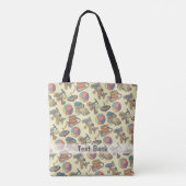 Tote Bag Fond d'icônes de jouets (Dos)