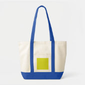 Tote Bag Fond jaune plat – Texture de rentrée scolaire (Devant)