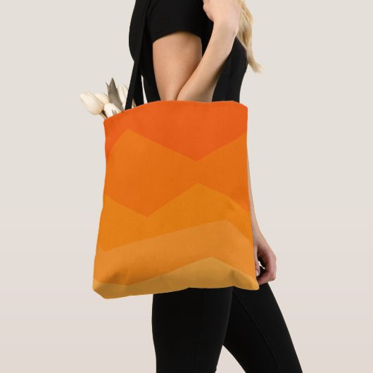 Tote Bag Fond orange (De près)