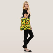 Tote Bag Fond orange (Sur le modèle)