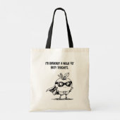 Tote Bag Fondamentalement un ninja pour l'aide aux enseigna (Dos)