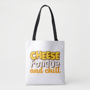 Tote Bag Fondue au fromage et frais Amusant et mignon