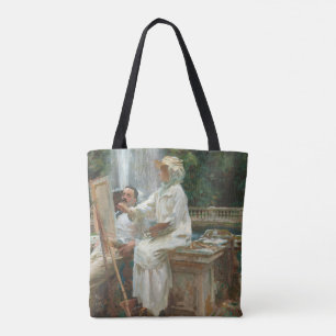 Tote Bag Fontaine Villa Torlonia Frascati, Italie par Sarge