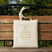 Tote Bag Food for Eternal Life Christian