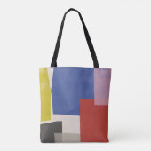 Tote Bag Foolscap - Colorblocs modernes (Dos)