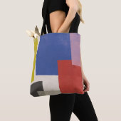 Tote Bag Foolscap - Colorblocs modernes (De près)