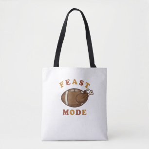 Tote Bag Football Turquie mode fête Thanksgiving Retro Vint