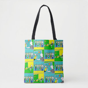 Tote Bag Footballeurs et fans