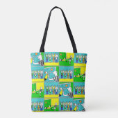 Tote Bag Footballeurs et fans (Dos)