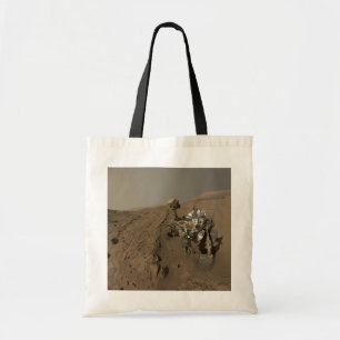 Tote Bag Forage sur Mars Curiosity Paysage martien rouge