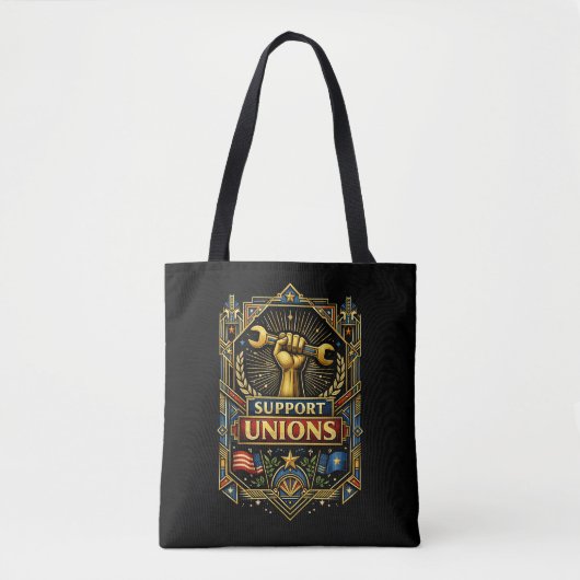 Tote Bag Force dans la solidarité (Devant)