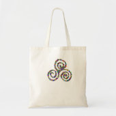 Tote Bag Force de Triskelion celtique (Devant)