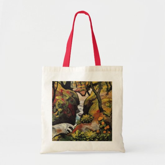 Tote Bag Forest Brook par August Macke Expressionnisme Vint (Devant)