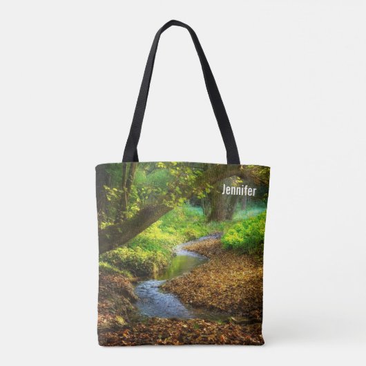 Tote Bag Forest Creek Belle nature Paysage Photo (Dos)