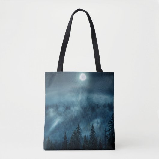 Tote Bag Forests | Moonlit Forest (Devant)