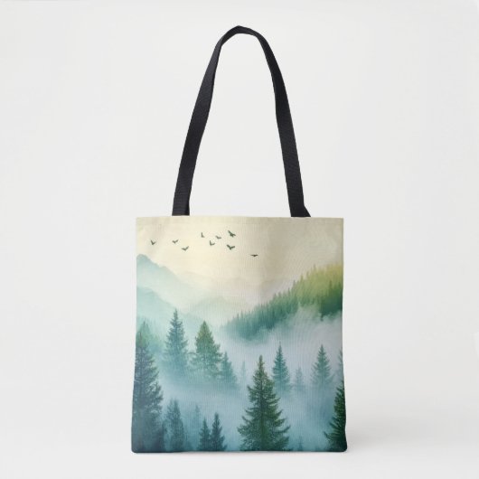 Tote Bag Forêt brumeuse (Devant)