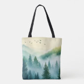 Tote Bag Forêt brumeuse (Dos)