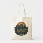 Tote Bag Forêt Camping Outdoor Adventure (Devant)
