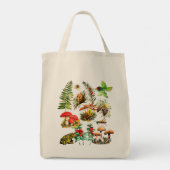 Tote Bag Forêt, champignons sauvages (Dos)