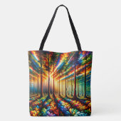 Tote Bag Forêt colorée (Dos)