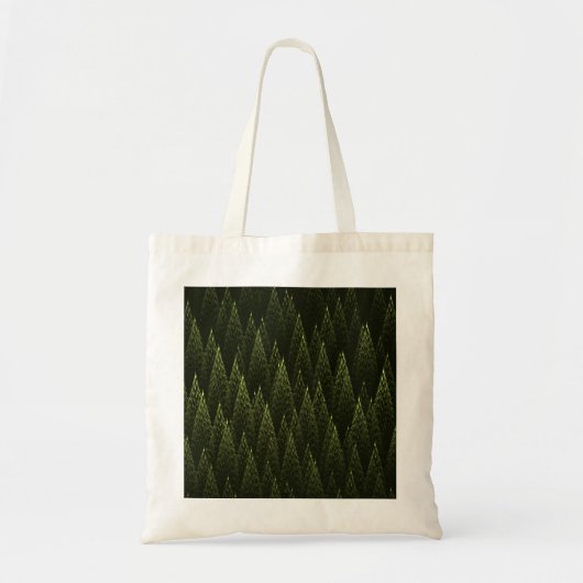 Tote Bag Forêt de conifères fractale (Devant)