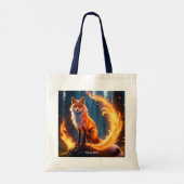 Tote Bag Forêt de feu de Fox Vide Imaginaire (Dos)
