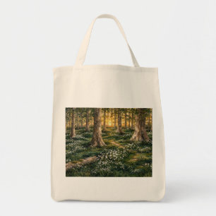 Tote Bag Forêt de fleurs sauvages ensoleillée