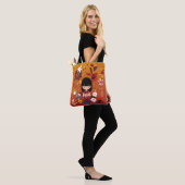 Tote Bag Forêt de poupées Kokeshi (Sur le modèle)