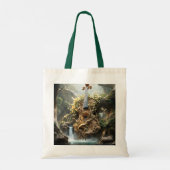 Tote Bag Forêt de violon géant Imaginaire mignon (Dos)